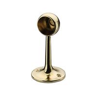 William Hopkins 19mm Brass Plated Deluxe Towel Rail End Bracket Pair