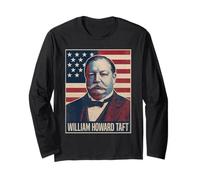William Howard TAFT Portrait Long Sleeve T-Shirt