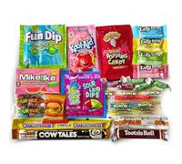 William Hunter American Sweets Gift Bag - Wide Selection Sweet Hamper, Great Value American Sweet Hamper for Children or Adults, Mystery Box of Iconic American Candy (Small)