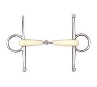William Hunter Equestrian Flexi (happy mouth) Plastic Covered Full Cheek Jointed Snaffle Bit Size: 5 ½"