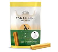 William Hunter Himalayan Yak Chews for Dogs - Long Lasting Himalayan Yak Dog Chews - 100% Natural High Protein Dental Dog Chews for Aggressive Chewers (1 Large Chew)