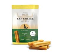 William Hunter Himalayan Yak Chews for Dogs - Long Lasting Himalayan Yak Dog Chews - 100% Natural High Protein Dental Dog Chews for Aggressive Chewers (Medium - 4 Chews)