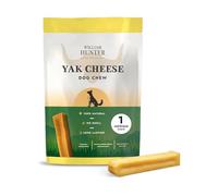 William Hunter Himalayan Yak Chews for Dogs - Long Lasting Himalayan Yak Dog Chews - 100% Natural High Protein Dental Dog Chews for Aggressive Chewers (Medium - 1 Chew)