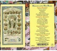 William J. Hirten Co., Inc. Laminated Holy Card Mysteries of the Rosary