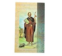 William J. Hirten Deluxe Catholic Holy Card with Traditional Prayers (Saint James)
