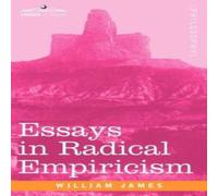 William James Essays in Radical Empiricism Paperback Book in Black William James Black