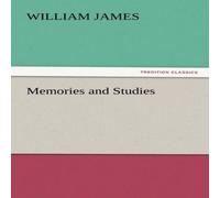 William James Memories & Studies Paperback Book in White William James White