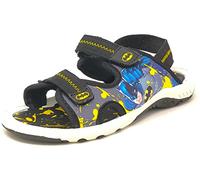 William Lamb Boys Batman Lightweight Sandals (2 UK, numeric_2), Black