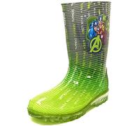 William Lamb Boys Marvel Avengers Wellies/Wellington Boots/Rain Boots (8 UK Child, numeric_8), Green