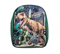 William Lamb Children's Jurassic World Backpack - Kids School Bag - Green and Black School Travel bag - Adjustable Padded Shoulder Straps Backpack - 30.5cm (H) x 24.5cm (W) x 8cm (D)