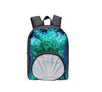 William Lamb Childrens Mermaid Backpack Reversible Sequin Rucksack Travel School Bag 38cm Multicolor