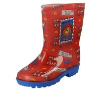 William Lamb Childrens William Lamb Paddington Bear Bus Wellington Boots GWI27286AA01PBZZ - Red - UK 8 Child