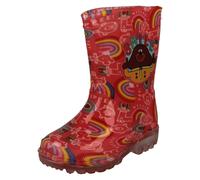 William Lamb Girls William Lamb GWI24376 Thea Rainbow Hey Duggee Wellington - Pink - UK 7 Infant