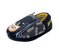 William Lamb Kids Batman Slippers, black, 2 Little Kid