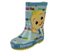 William Lamb Kids William Lamb GUV24128 Playtime Cocomelon Wellingtons - Light Blue - UK 5 Infant