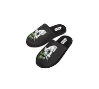 William Lamb Star Wars Mens / Older Boys Slippers, Yoda, Black Size 7-12 UK (8, numeric_8)