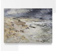 William McTaggart The Storm 1890 | Marine Painting, Scottish Artists, Vintage Argyll Landscape Print, Fine Wall Art Decor, Poster, Picture