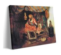 William Merritt Chase Paintings Wall Art Poster Prints The Moorish Warrior Art Canvas Painting Decor Wall Print Photo Home Modern Decoratives Frame 24x36inch(60x90cm)