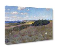 William Merritt Chase Sunlight and Shadow Shinnecock Hills Canvas Print | Gallery Wrapped 30mm Frame Wall Art | 30x20 inches | Ready to Hang | Modern Landscape Picture | Living Room Lounge Office