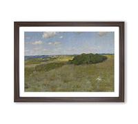 William Merritt Chase Sunlight and Shadow Shinnecock Hills Framed Print | A2 Walnut Framed Wall Art | Ready to Hang | Modern Nature Picture | Living Room Bedroom Lounge Office