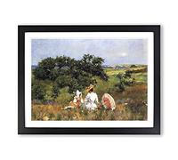 William Merritt Chase The Fairytale Classic Painting Framed Print | A2 Black Framed Wall Art | Ready to Hang | Classic Historical Picture | Living Room Bedroom Lounge Office
