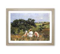 William Merritt Chase The Fairytale Classic Painting Framed Print | A4 Oak Framed Wall Art | Ready to Hang | Classic Historical Picture | Living Room Bedroom Lounge Office