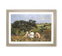 William Merritt Chase The Fairytale Framed Print | A2 Oak Framed Wall Art | Ready to Hang | Modern Nature Picture | Living Room Bedroom Lounge Office