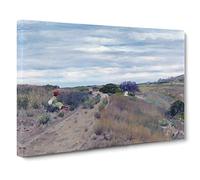 William Merritt Chase The Old Sand Road Canvas Print | Gallery Wrapped 30mm Frame Wall Art | 30x20 inches | Ready to Hang | Modern Picture | Living Room Bedroom Lounge Office