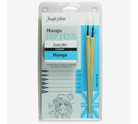 William Mitchell : Calligraphy : Joseph Gillott Manga Set : 6 nibs and 2 Pen Holders