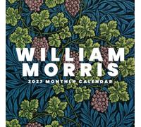 William Morris 2027 Wall Calendar | 12" X 24" Open | Marble City Press | Plastic Free | Printed on Thick Art Paper