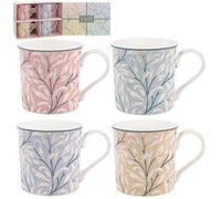 William Morris 4 Mugs Gift Set - Willow Bough Pastels