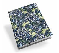 William Morris A5 Hardback Journal, Classic Seaweed Design, Lined Paper with Ribbon Marker