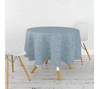 William Morris Acorn Blue 132cm Round Cotton Tablecloth