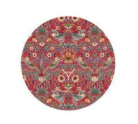William Morris Arts & Crafts Strawberry Thief Red Tin Plate