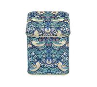William Morris Arts & Crafts Strawberry Thief Small Square Storage Tin