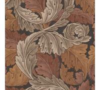 William Morris At Home Acanthus Burnt Orange Wallpaper - 10m x 52cm