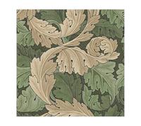 WILLIAM MORRIS AT HOME Acanthus Green Wallpaper | Paste The Wall | Green Floral | Eco-Friendly