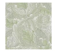 William Morris at Home Acanthus Misted Sage Wallpaper | Green Leaves | Paste the Wall | Eco-Friendly
