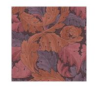 WILLIAM MORRIS AT HOME Acanthus Plum Wallpaper | Paste The Wall | Purple Floral | Eco-Friendly