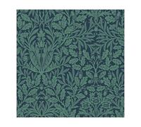 William Morris at Home Acorn Heritage Blue Wallpaper | Paste the Wall | Blue Leaves | Eco-Friendly