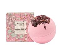 William Morris At Home Bath Bomb 200g, Scented Rose Petals, Beauty Gift for Her, Housewarming Present, Feel Relaxed and Uplifting, Cruelty and Vegan Friendly, Travel Size