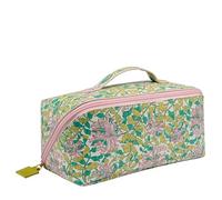 William Morris At Home Beauty Washbag, Toiletry Bag for Make-Up Essentials, Cosmetic Storage, Vegan Leather, Travel Organiser for Women, Zipper Pouch, Beauty Gift for Her, Cruelty Free