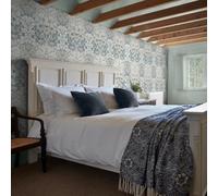 WILLIAM MORRIS AT HOME Blackthorn Daydream Wallpaper | Paste The Wall | Blue Floral | Eco-Friendly
