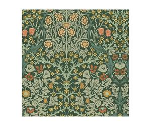 William Morris at Home Blackthorn Deep Green Wallpaper | Paste the Wall | Green Floral | Eco-Friendly