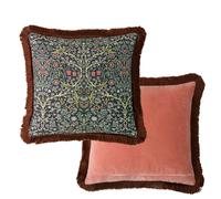 William Morris At Home Blackthorn Midnight Cushion - MIDNIGHT
