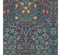 William Morris At Home Blackthorn Navy Wallpaper - 10m x 52cm