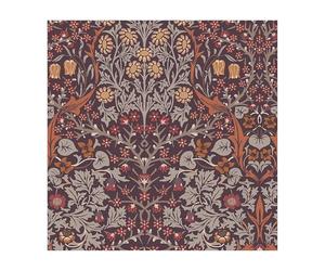 William Morris at Home Blackthorn Plum Wallpaper | Paste the Wall | Purple Floral | Eco-Friendly