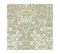WILLIAM MORRIS AT HOME Blackthorn Sage Wallpaper | Paste The Wall | Sage Floral | Eco-Friendly