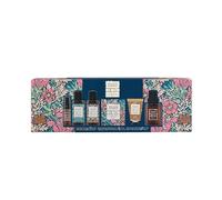 William Morris At Home Body Wash and Bath Milk x2 50ml, Bath Salts 100g, Magnesium Body Cream 30ml, Pillow Mist 30ml, Pulse Point 10ml, Travel Size, Vegan and Cruelty Friendly, Beauty Gift For Her
