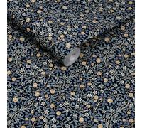 William Morris At Home Clover Midnight Wallpaper